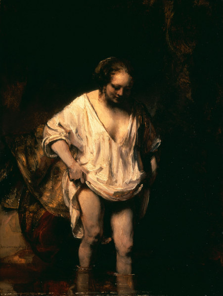 Rembrandt, Badendes M{dchen a Rembrandt van Rijn
