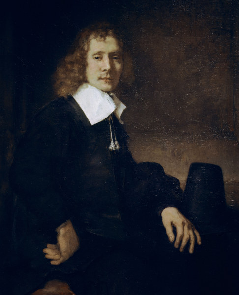 Rembrandt, Porträt eines jungen Mannes a Rembrandt van Rijn