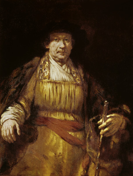 Rembrandt, Selbstbildnis 1658 a Rembrandt van Rijn
