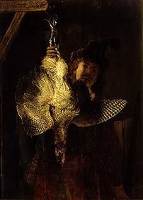 The bittern hunter a Rembrandt van Rijn