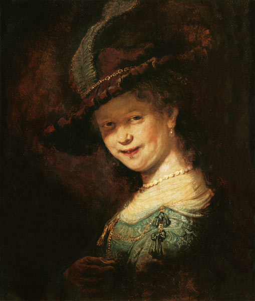 Saskia van Uijlenburgh as a young girl a Rembrandt van Rijn