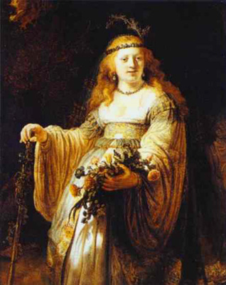 Saskia a Rembrandt van Rijn