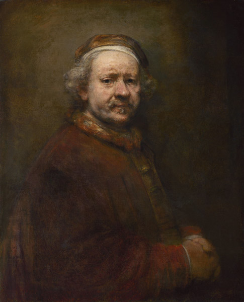 Self Portrait at the Age of 63 a Rembrandt van Rijn