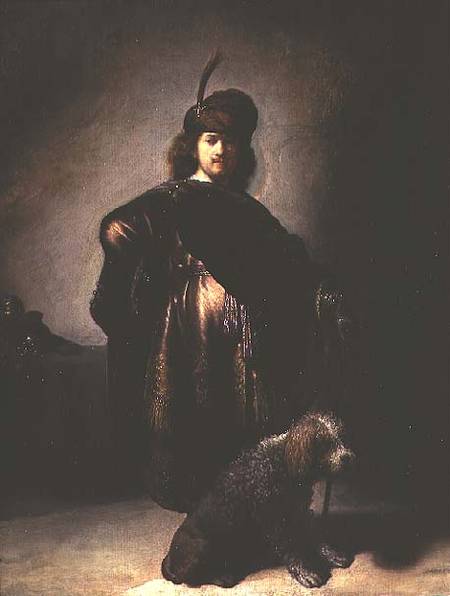 Self Portrait in Oriental Costume a Rembrandt van Rijn