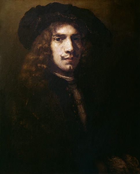 Portrait of a Young Man a Rembrandt van Rijn