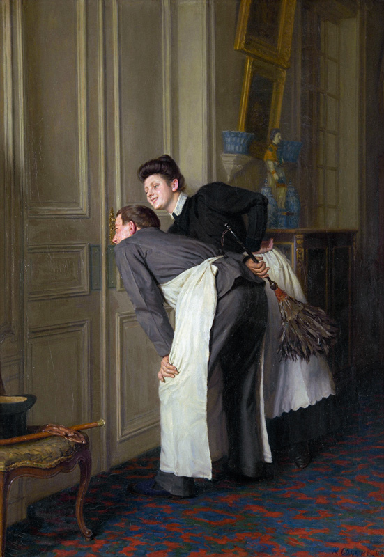 Madame Recoit, 1908 (oil on canvas) a Rémy Cogghe