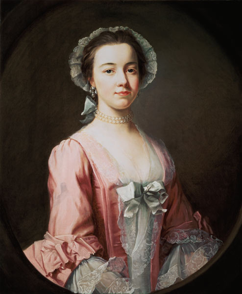 Portrait of a Lady, said to be Mrs Ann Bowney a Rev. James Wills
