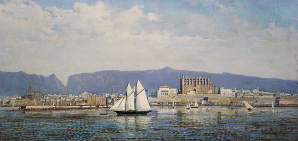 View of the Harbour, Palma a Ricardo Ankermann y Riera
