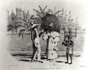Sunday Morning in Town, from ''Bridgen''s West Indian Sketches''
