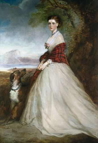 Portrait of Gertrude, Countess of Dunmore a Richard Buckner