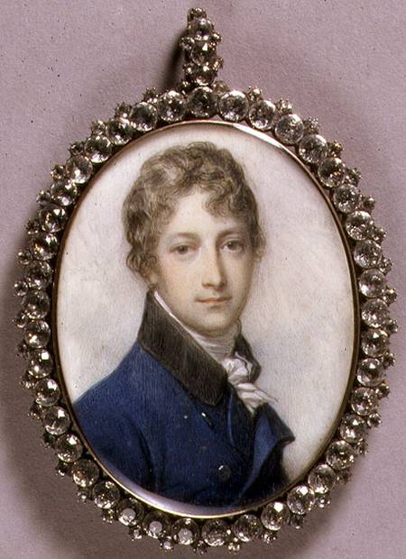 Portrait Miniature of John Norris of Hughenden (d.1845) c.1795-1800 (w/c on ivory) a Richard Cosway