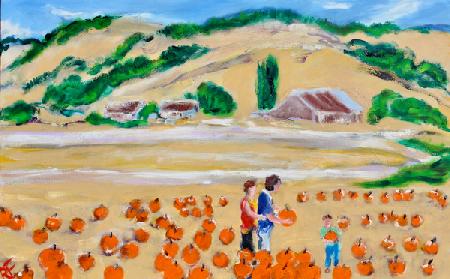 Picking a Pumpkin, Nicasio