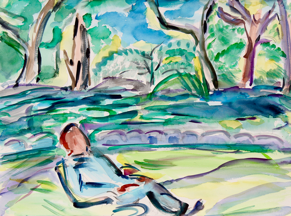 Relaxing by the River a Richard Fox