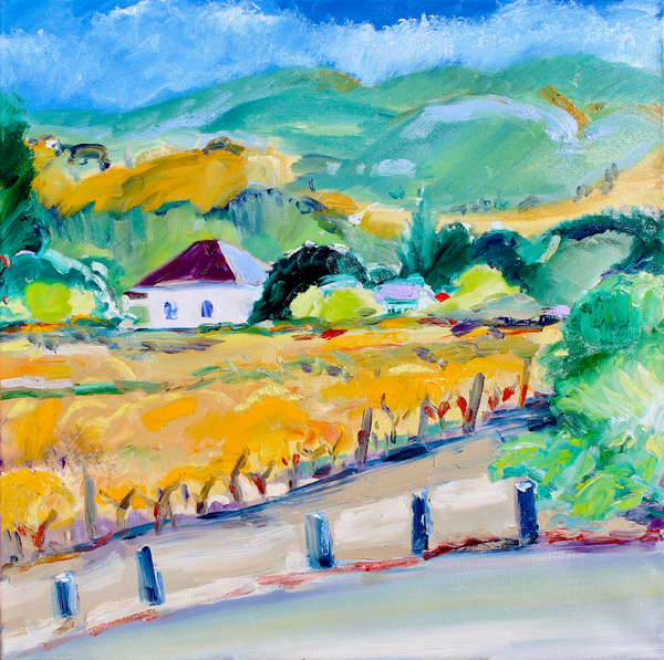 Vineyard in Autumn, Napa a Richard Fox