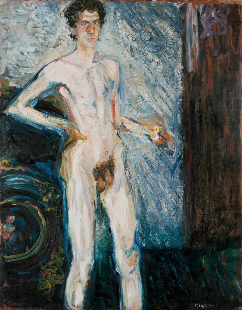 Nude Self-Portrait with Palette a Richard Gerstl