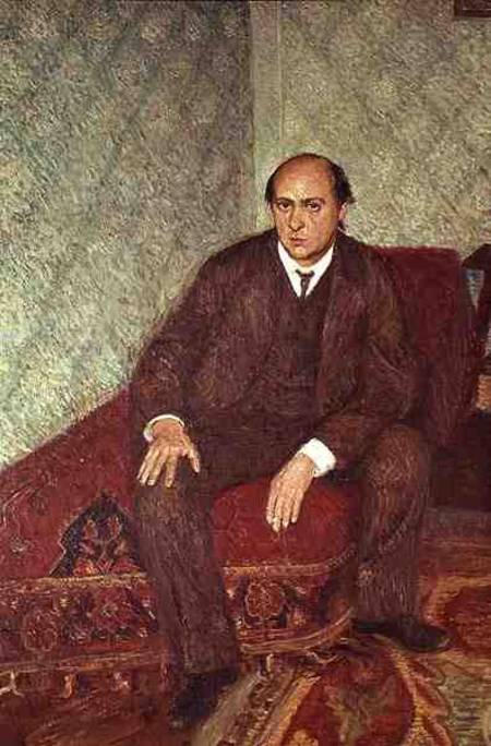 Portrait of Arnold Schonberg (1874-1951) a Richard Gerstl
