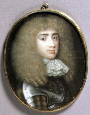 Portrait Miniature of Robert Porter, c.1660 (w/c on vellum) a Richard Gibson