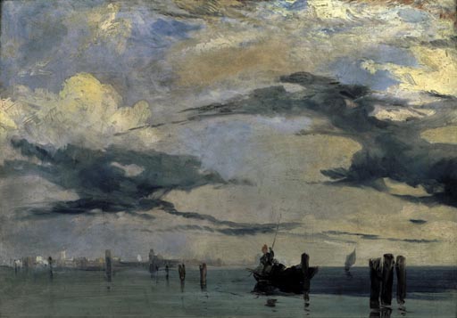 The lagune of Venice (Die Lagune von Venedig) a Richard Parkes Bonington