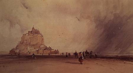Mont Saint Michel a Richard Parkes Bonington