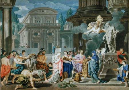 Sacrifice of Apollo a Richard van Orley