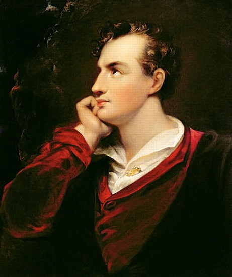 Portrait of George Gordon Byron (1788-1824) 6th Baron Byron a Richard Westall