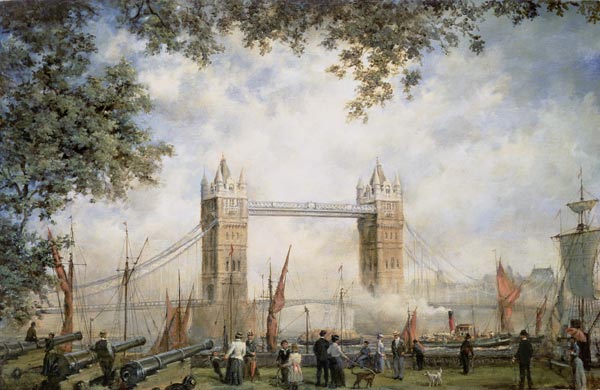Tower Bridge: From the Tower of London  a Richard  Willis