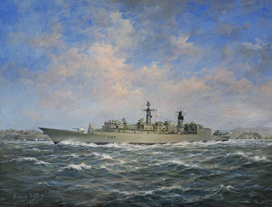 H.M.S. Chatham Type 22 (Batch 3) Frigate, 1996  a Richard  Willis