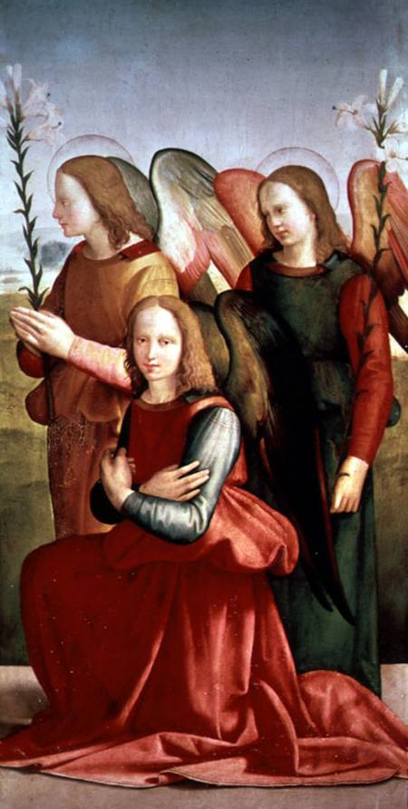 Three Angels (panel) a Ridolfo Ghirlandaio