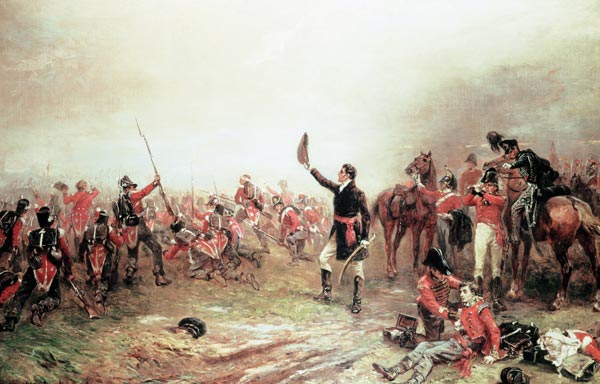 The Battle of Waterloo a Robert Alexander Hillingford