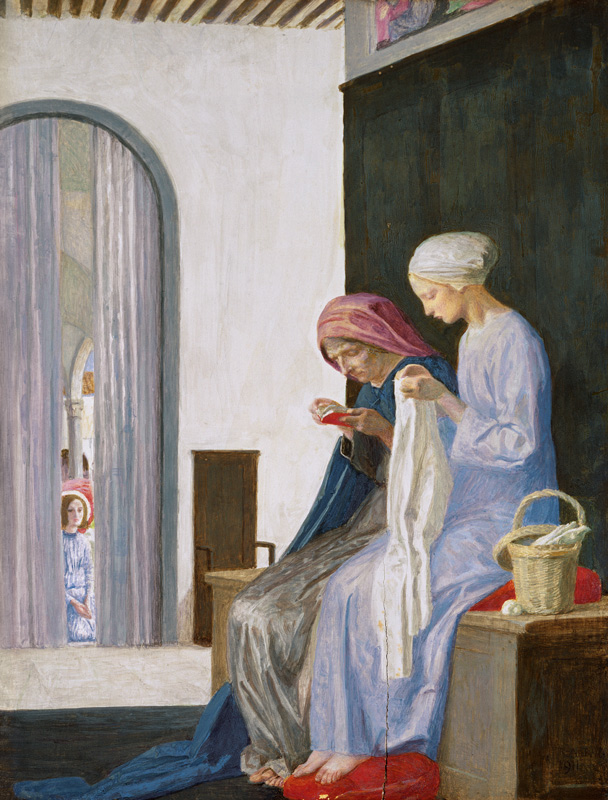 Mary in the House of Elizabeth a Robert Anning Bell