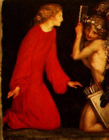Cupid's Mirror a Robert Anning Bell