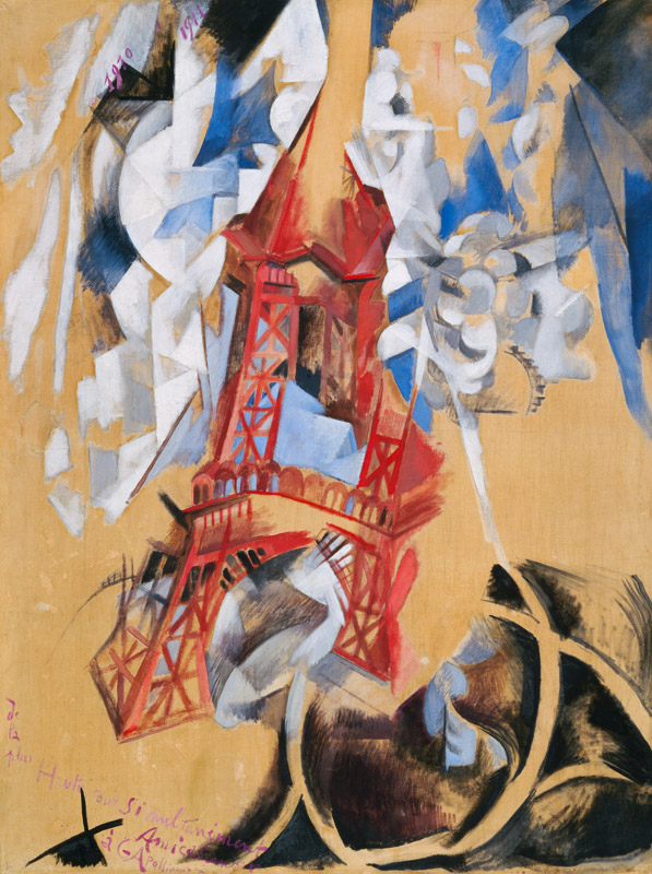 Der Eiffelturm (La Tour Eiffel) a Robert Delaunay
