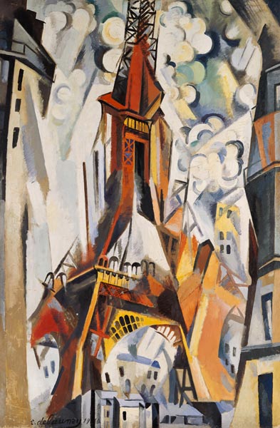 The Eiffelturm. a Robert Delaunay
