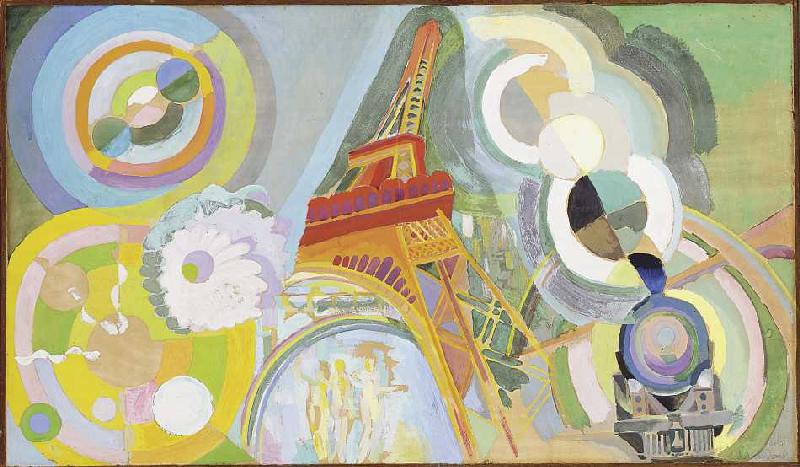 Luft, Feuer und Wasser (Studie) a Robert Delaunay