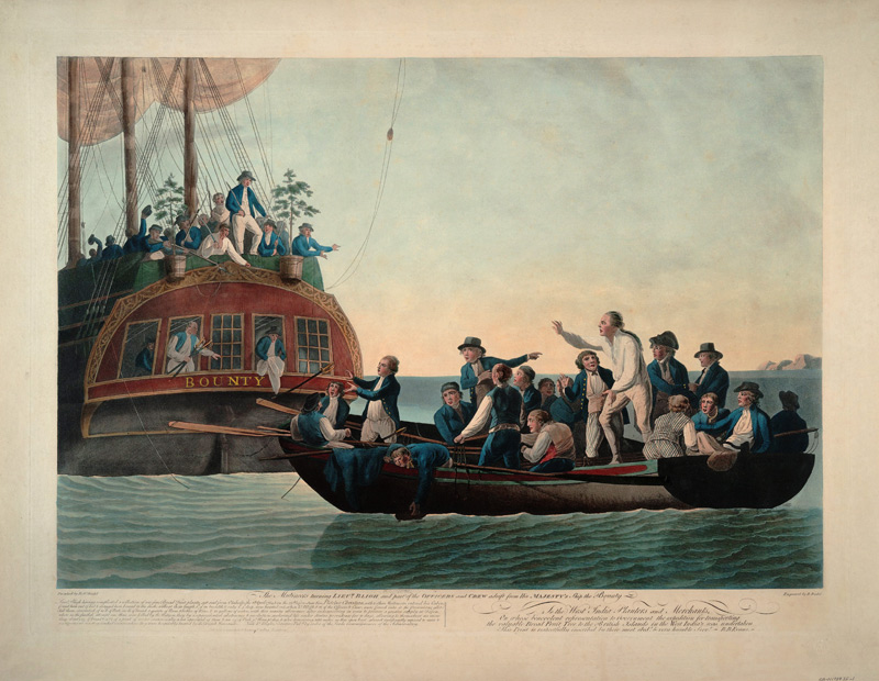 The Mutiny on the Bounty on 28 April 1789 a Robert Dodd