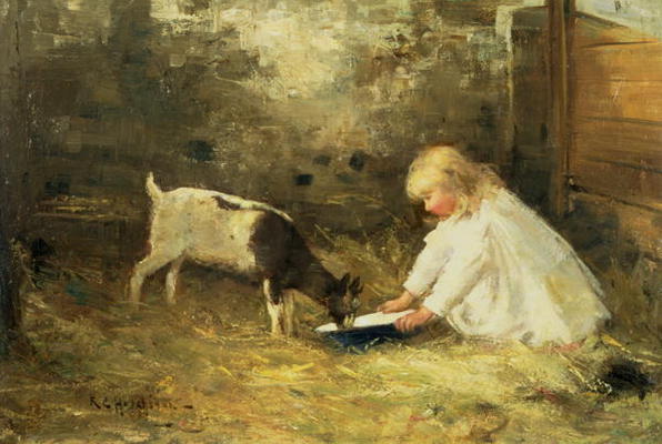 The Kid (oil on canvas) a Robert Gemmel Hutchison