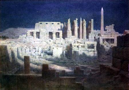 Moonlight at Karnak a Robert George Talbot Kelly