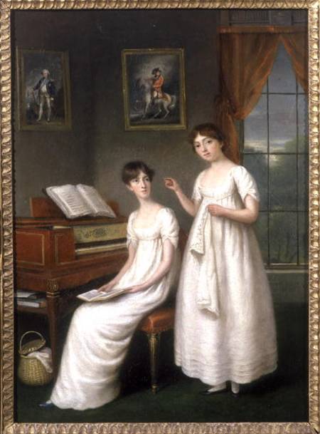 Portrait of the Irwin Sisters a Robert Home