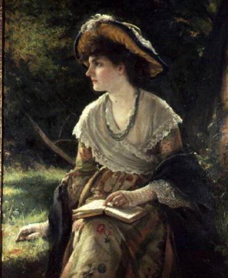 Woman Reading a Robert James Gordon