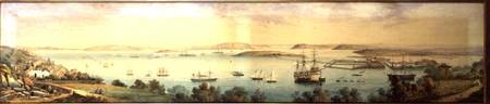 A Panoramic View of the Cove of Cork a Robert L. Stopford