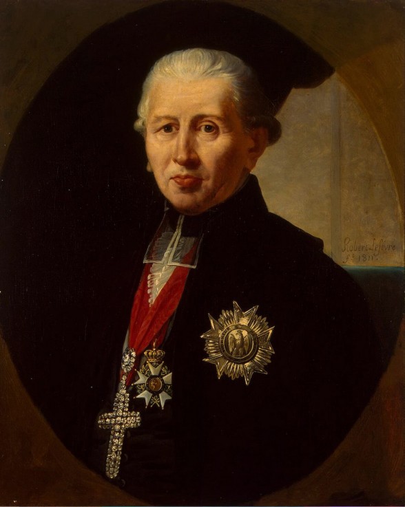 Portrait of Karl Theodor von Dalberg (1744-1817) a Robert Lefevre