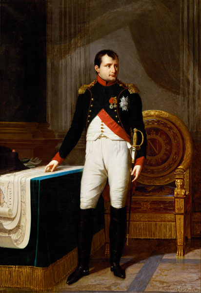 Portrait of Napoleon Bonaparte (1769-1821) 1809 a Robert Lefevre