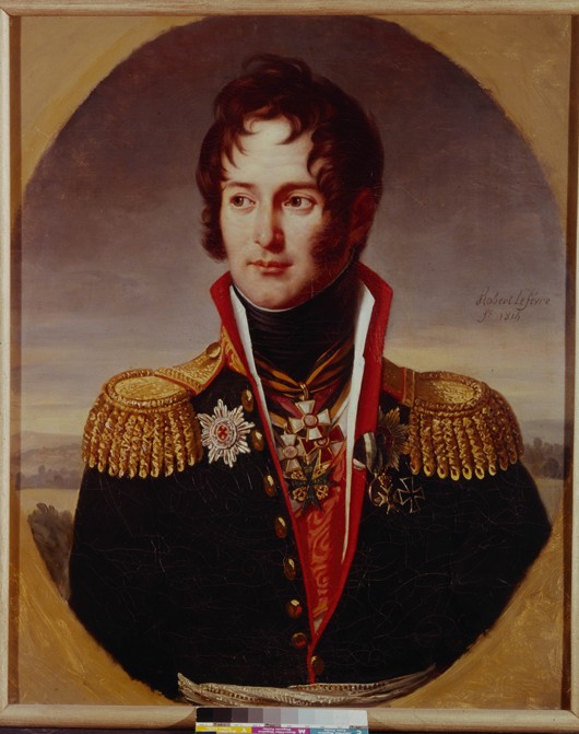 Portrait of Pyotr Alexandrovich Chicherin (1778-1848) a Robert Lefevre