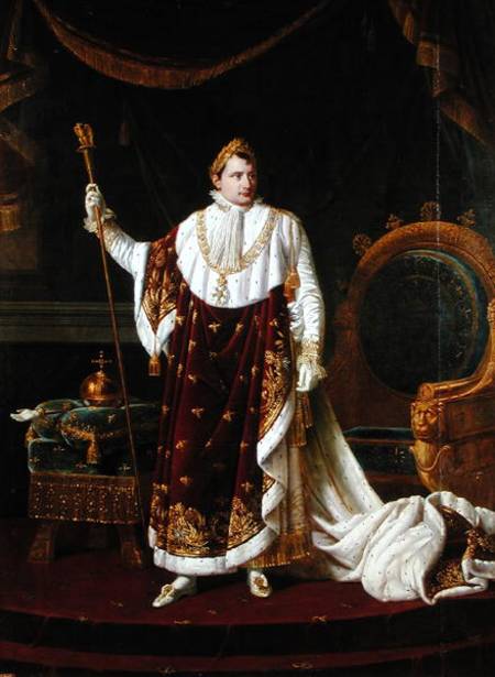 Portrait of Napoleon (1769-1821) in his Coronation Robes a Robert Lefevre