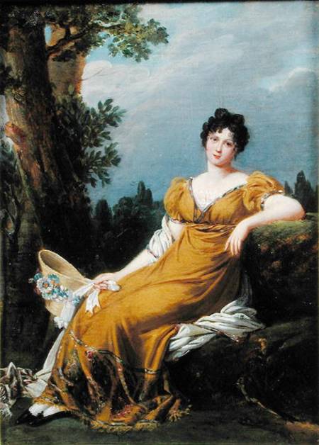 Portrait of a Seated Woman a Robert Lefevre