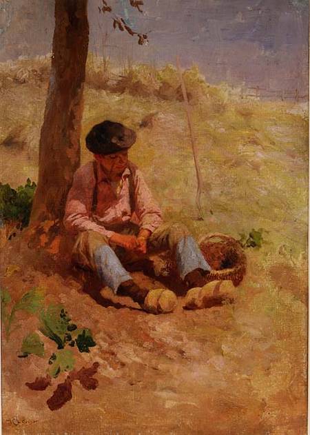 Field Worker Resting a Robert McGregor