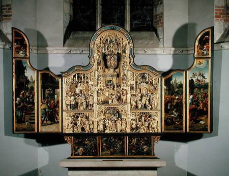 Organ c.1540 (with doors open) a Robert Moreau