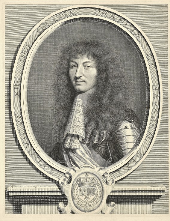 Louis XIV, King of France (1638-1715) a Robert Nanteuil