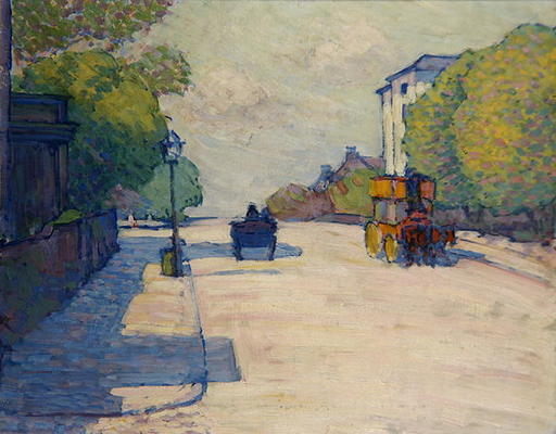 Adelaide Road in Sunlight, 1910 (oil on canvas) a Robert Polhill Bevan