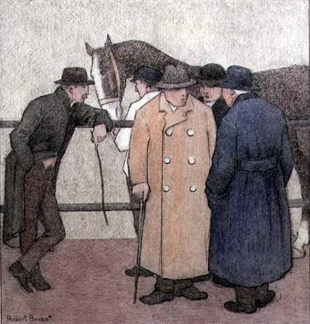 The Horse Dealers a Robert Polhill Bevan
